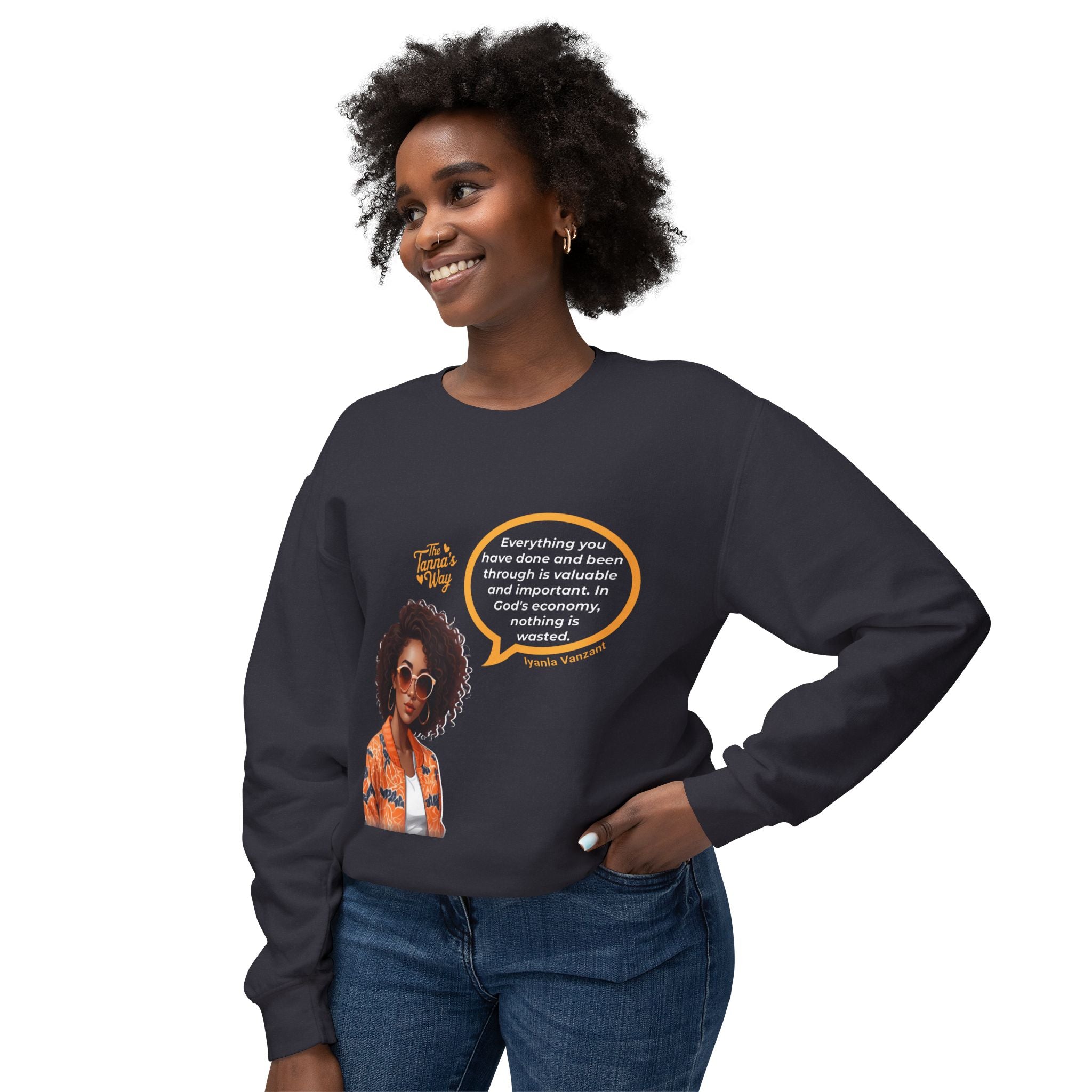 Lyanla Vanzant | Unisex Lightweight Crewneck Sweatshirt